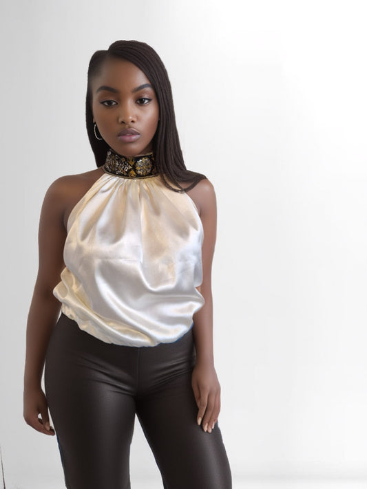 Haut à col sans manches Nout